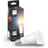 Philips Hue White Ambiance Lampadina Smart LED, Attacco E27, 13W, Luce Bianca da Calda a Fredda, Dimmerabile, Controllo con Bluetooth e Hue App, Funziona con Alexa, Google Assistant e Apple HomeKit