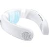 YZYOE Ventilatore di raffreddamento multifunzionale ricaricabile, ventilatore di collo sospeso silenzioso portatile, tre modalità compressione a freddo/velocità del vento.