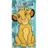 The Geeky Pop Asciugamano da spiaggia Disney Il Re Leone - Simba - 70 x 140 cm - Asciugamano per bambini morbido e leggero - Asciugatura rapida - Estate & Vacanze