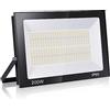 Probapro 200W Faretto LED da Esterno - Proiettore 20000LM IP65 Impermeabile, 3000K Bianco Caldo per Giardino, Cortile, Garage | Faro LED Esterno con Alta Luminosità e Durata