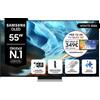 SAMSUNG OLED AI TV 55" QE55S90HAEXZT 4K, Processore NQ4 Gen3, 4K Upscaling Pro, Glare Free, HDR+, Motion Xcelerator 165Hz, Dolby Atmos & OTS Lite, Laser Slim Design, Vision Smart TV, 2026