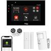 Beghelli - Kit Allarme Dom-e, Sistema Antintrusione Wireless WIFI/GSM 4G LoRa, Senza Fili, Compatibile con Alexa e Google Home, Installazione Senza Cablaggio, Pulsante SOS