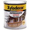 Xyladecor SMALTO IMPREGNANTE LEGNO per Interni e Esterni, a solvente effetto satinato INCOLORE 750ML, Incolore Satinato, 750 ML