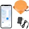 LIROPAU Sensore di livello dell'acqua WLAN a ultrasuoni, sensore intelligente dell'acqua, sensore di livello per app Tuya Smart Life, colore Arancione