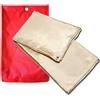 Yosugi Coperta in fibra di vetro, 100 x 100 cm, resistente al sudore, con occhielli, resistente al calore fino a 1500 °C, protezione antincendio, per industria, campeggio, barbecue