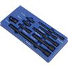US Pro Lot de 9 barres d'extension pour douilles à choc à impact mixte 6,35 mm, 9,5 mm, 1,27 cm