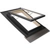 ELUMA Finestra per tetto COMFORT VASISTAS STAR | Blocco a 90° per comodo accesso al tetto | isolamento 1,6 W/m2K | Vetrata Antigrandine + Antinfortunistica | Made in Italy (78x98 Base x Altezza)