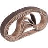 INDIAN STORE 24 Nastro abrasivo realizzato con levigatrice a nastro per tubi in tessuto non tessuto realizzato con 40mm x 760mm, SC-BS Grade: Course, Color: Brown