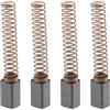 Create idea 2 paia di spazzole in carbonio per motore, 4,9 mm x 5,5 mm x 9,5 mm, compatibili con spazzole di carbone multiutensile D-remel, parti di riparazione per utensili elettrici
