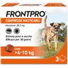 Frontpro Frontline FRONTPRO compresse masticabili per cani 4-10 kg - Set %: 6 compresse (28 mg)