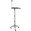 TYTOGE Supporto per Treppiede per Laptop Regolabile in Altezza 28-51,2 Pollici Supporto per Treppiede per Proiettore Portatile con Rotelle per Telefono con Vassoio