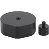 LiebeWH Supporto per Adattatore per Treppiede Satellitare Compatibile con Filettatura 1/4in-20 e in Lega di Alluminio Lavorata a CNC per Antenna Satellitare da Viaggio in Campeggio