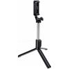 Bewinner Treppiede per Telefono, Selfie Stick Estensibile da 36,6 Pollici con Telecomando Wireless, Supporto Girevole a 360° per Fotografie di Viaggio