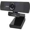 safeyego Webcam HD Pro, videochiamata Full HD 1080p/30fps, audio stereo chiaro, correzione della luce HD, funziona con Skype, Zoom, FaceTime, Hangouts, PC/Mac/Laptop/MacBook/Tablet, colore nero