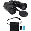 Spacnana Binocolo HD 10x50 Alto Ingrandimento Lente in Vetro Multiplo Immagine a Grandezza Naturale Binocolo con Oculare Grande per Viaggi Birdwatching Escursionismo Campeggio