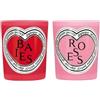 Diptyque Confezion e Duo Candele Profumate Baies&Rose 70 gr