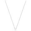 LUXENTER Collana alfabeto finitura argento - Lettera A, Mediano, metallo, senza pietre preziose, Mediano, Metallo, Nessuna pietra preziosa