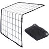 Fenteer Mini Serra per Piante in Vaso, con Rete Ombreggiante, Tenda Antipioggia, per Patio, Balcone, Giardino, Fiori, 48cmx24cmx30cm
