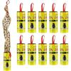 HASAIKA® Rotolini Acchiappamosche, Strisce Cattura Mosche, Trappole fisiche per zanzare inodori, facili da rimuovere e adatte all'uso interno ed esterno, 20 pezzi