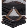 YQOLG87 Telo ombreggiante 50% HDPE con occhielli,Rete ombreggiante nera,2x3m 1x6m 4x5m Giardino Mesh ombra Tarp,Tenda da sole traspirante,Per balcone all'aperto,cortile,patio,1x1m(3 * 3ft)-Black