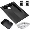 Nordic Bbq Store 69804 - Vassoio per grasso Weber Spirit serie 300, Spirit e310, E320, prodotto nel 2013 e successivi, vaschette raccogli grasso Weber Spirit, 44,5 x 31,1 x 5 cm (lunghezza x larghezza