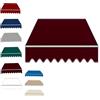MACAGGTNTU Esterno Tessuto per Tende da Sole Retrattile Tessuto di Ricambio per Tenda da Sole da Giardino, Terrazzo Telo per Tenda da Sole Impermeabile(Burgundy,10x6.5ft/300x200cm)