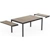 Keter Tavolo Da Giardino Allungabile 90x153-229 Cm Struttura In Metallo Porto Nova Keter