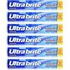 Colgate Ultra Brite avanzata Whitening dentifricio al fluoro, Pulito Menta, 6 Conte
