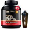 Optimum Nutrition Gold Standard 100% Whey Proteine con Aminoacidi Doppio Cioccolato 2,02kg 65 Porzioni + Shaker