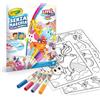 Crayola - color wonder, coloring set con 18 pagine da colorare e 4 pennarelli senza macchia, soggetto unicreatures