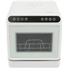 CLEADONG Mini lavastoviglie da tavolo, piccola lavastoviglie con 4 modalità di lavaggio, serbatoio dell'acqua da 6 litri e display LED, lavastoviglie da campeggio per piccole case e appartamenti