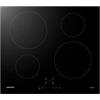 Samsung PIANO COTTURA SAMSUNG NZ64M3NM1BB / NZ64H37070K A INDUZIONE 60 CM VETROCERAMICA 4 FUOCHI CONTROLLO TOUCH NERO (Ricondizionato)