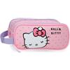 Hello Kitty Sanrio Hello Kitty Bows Estuche Triple Rosa 22x10x9 cm PVC