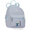 Disney Joumma Tiki Stitch Casual Denim Zaino 21.5x23x11.5 cm PU e Poliestere 5.69L