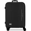 Pepe Jeans Edward Valigia Media Nero 48x68x27 cm Rigido ABS Lucchetto a Combinazione Integrato 72L 3.48kg 4 Doppie Ruote Bagaglio a Mano di Joumma Bags