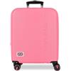 Pepe Jeans Aris Fucsia Valigia da Cabina 40x55x20 cm Rigido ABS Chiusura a Combinazione Integrata 37L 2.6kg 4 Doppie Ruote Estensibile Bagaglio a Mano di Joumma Bags