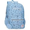 Pepe Jeans Olivia Zaino Doppio Scomparto Adattabile al Trolley 10.5 Inches Azzurro 32x44x22 cm Poliestere 30.98L di Joumma Bags