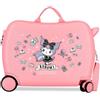 Kuromi Sanrio Kuromi Fortune Telling Rosa Valigia per Bambini 50x38x20 cm Rigido ABS Chiusura a Combinazione Laterale 34L 2.1kg 2 Wheels