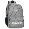 Reebok Roswell Zaino Doppio Scomparto Adattabile 15.6 Inches Grigio 31x44x15 cm Poliestere 20.46L di Joumma Bags