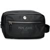 Pepe Jeans Berwick Trousse Adattabile Nero 26x16x12 cm PU y Poliestere 4,99L di Joumma Bags
