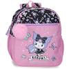Kuromi Sanrio Kuromi Fortune Telling Mochila Casual Rosa 27x33x11 cm Poliestere