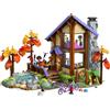 LEGO Friends 42705 Baita nella Foresta Autunnale, Casa Giocattolo con 4 Mini Bam