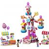 LEGO Friends 42700 Ruota Panoramica Dolci e Cupcake, Giocattolo con Giostra da L