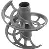 Toyvian 3 Pezzi Scanalatura a Spirale per Macchina Lanciatore di Palline da Ping Pong, Portatile in ABS, capacità 12 Palline, per Allenamento a Casa in Club