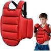 Generic Protezione per il da boxe, protezione del corpo da boxe | Protezione del busto per kickboxing, per l'allenamento di protezione del corpo traspirante regolabile per l'uso sportivo da