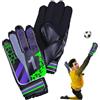 Genérico Guanti da calcio, guanti da portiere per adulti, guanti da portiere professionali | Attrezzatura di allenamento di protezione migliorata con protezioni e cuscinetti per calcio, baseball all'aperto