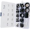 KIOALXZ Kit di O-Ring per Attrezzatura Subacquea, Gomma Premium, 170 Pezzi, Riparazione e Sostituzione di componenti per Attrezzatura Subacquea, bombola per Immersioni subacquee,