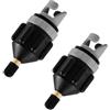 CFCMZTZPED Adattatore for pompa for paddle board, adattatore for valvola dell'aria gonfiabile for kayak in nylon resistente all'usura for stand up paddleboard e barca a remi(2pcs Orange)