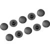 HGENAHGTF 10Pcs Antipolvere Cuffia Coperchio In Gomma Nera Vite Coperture Antipolvere Biciclette A Prova di Parte Decorativo
