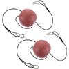 DECOMELODY 2 Pezzi Boa di Ormeggio Galleggiante in PVC Rossa per Yacht con Fune Resistente e Ancoraggio Stabile per Barche da Pesca da Diporto